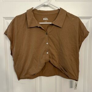 NWT Madewell Polo Twist Tee